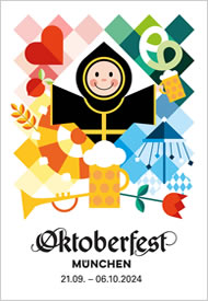 Oktoberfestplakat 2024 - Das neue Wiesnplakat ist da! (c) RAW/LHM - Annika Mittelmeier